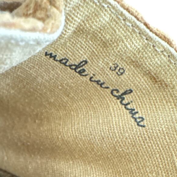 Joie Tan Suede Slide On Tasseled Mules 39 - Picture 8 of 9